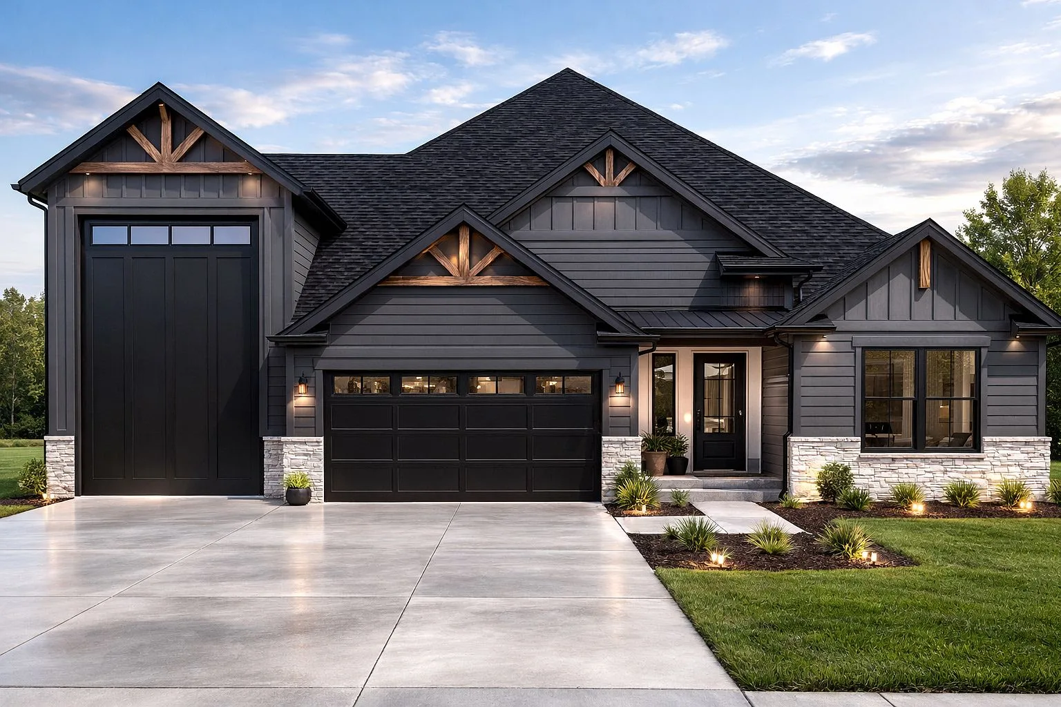 Garage Door Repair and Installation in Layton and Davis County, Utah Residential home with garage door in Layton, Davis County, Utah